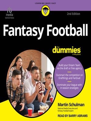cover image of Fantasy Football For Dummies